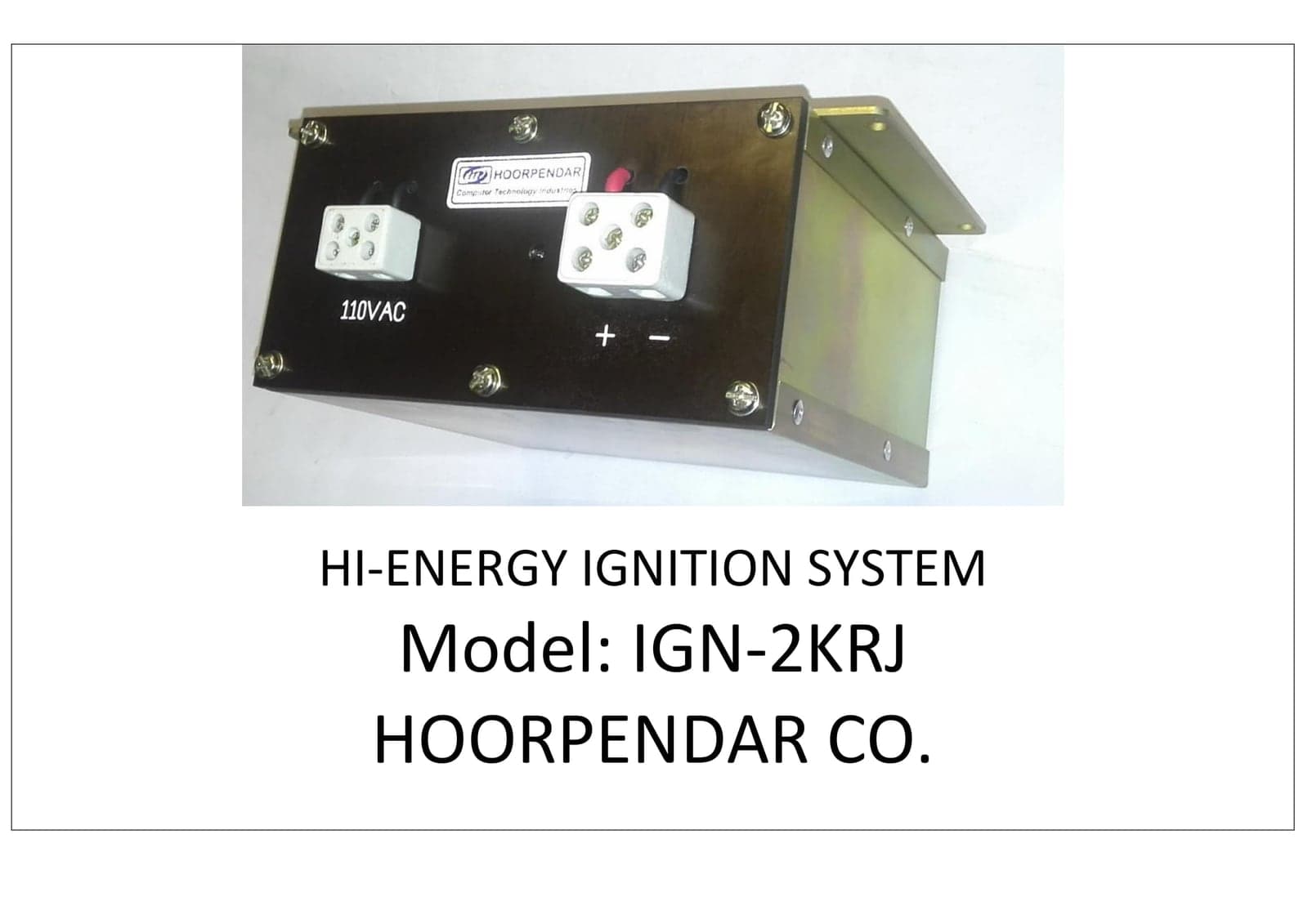 IGN-2KRJ high-energy ignition system