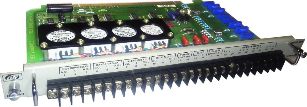 Vibration controller and protection relay card
